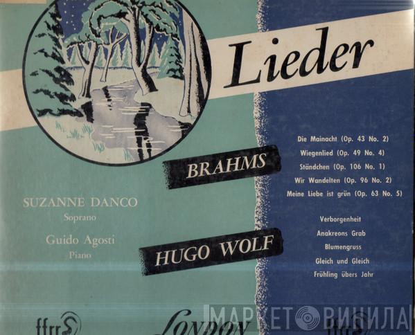, Johannes Brahms - Hugo Wolf , Suzanne Danco  Guido Agosti  - Lieder