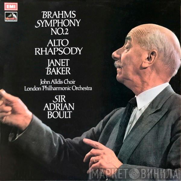 Johannes Brahms Janet Baker John Alldis Choir The London Philharmonic Orchestra Sir Adrian Boult  - Symphony No.2 / Alto Rhapsody