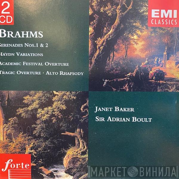- Johannes Brahms , Janet Baker , The London Philharmonic Orchestra , The London Symphony Orchestra  Sir Adrian Boult  - Serenades Nos. 1 & 2 · Haydn Variations · Academic Festival Overture · Tragic Overture · Alto Rhapsody