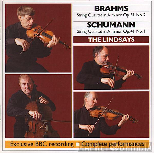 Johannes Brahms Robert Schumann The Lindsays  - String Quartet In A Minor, Op. 51 No. 2 / String Quartet In A Minor, Op. 41 No. 1