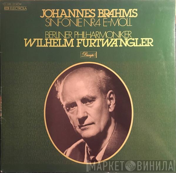 , Johannes Brahms , Wilhelm Furtwängler  Berliner Philharmoniker  - Sinfonie Nr. 4 E-Moll Op. 98