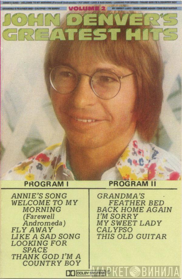  John Denver  - John Denver's Greatest Hits Volume 2