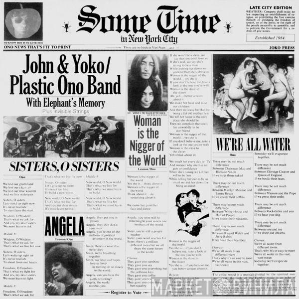 John Lennon & Yoko Ono, The Plastic Ono Band, Elephants Memory, Invisible Strings - Some Time In New York City