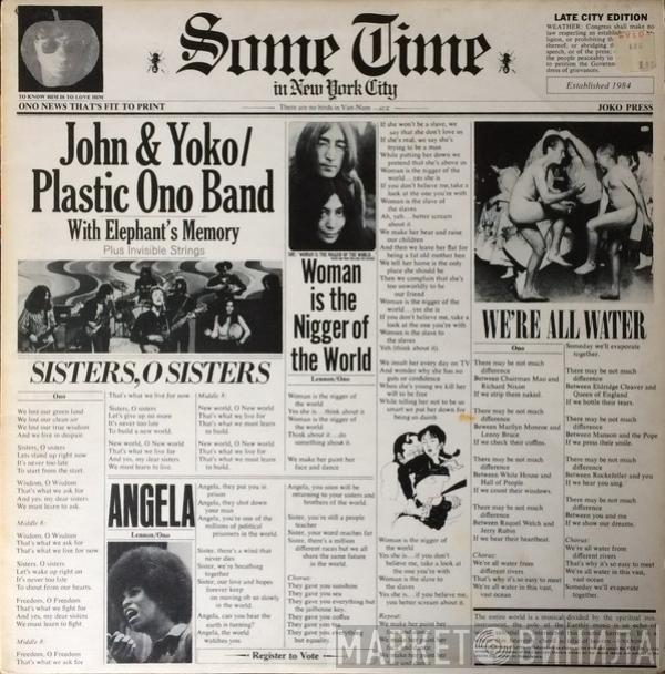 John Lennon & Yoko Ono, The Plastic Ono Band - Some Time In New York City