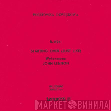  John Lennon  - Starting Over (Just Like)