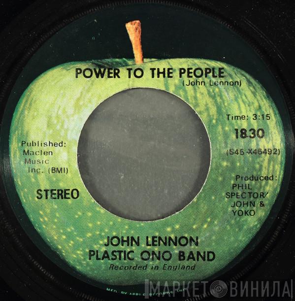 , John Lennon  The Plastic Ono Band  - Power To The People