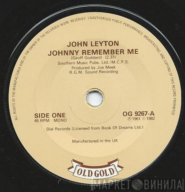 John Leyton - Johnny Remember Me / Wild Wind