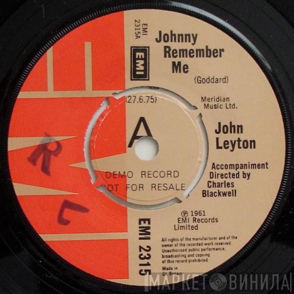 John Leyton - Johnny Remember Me