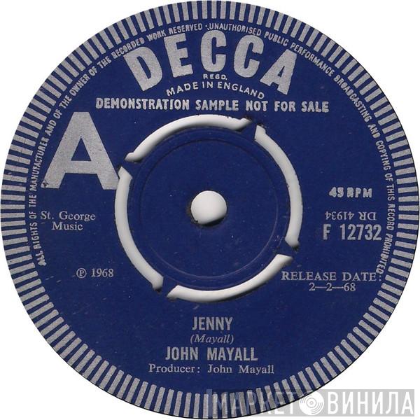John Mayall - Jenny / Picture On The Wall