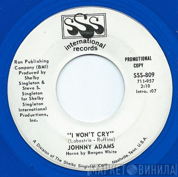  Johnny Adams  - I Won't Cry