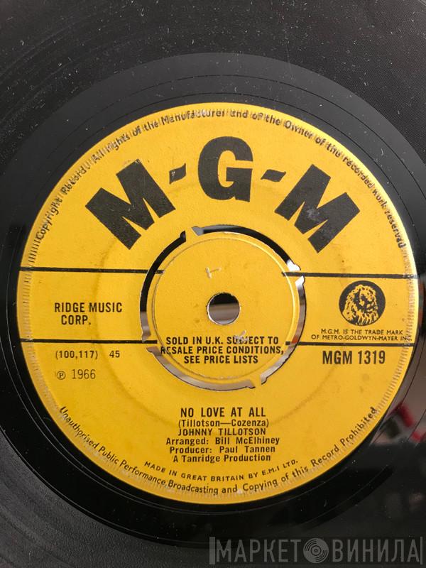 Johnny Tillotson - No Love At All / What Am I Gonna Do