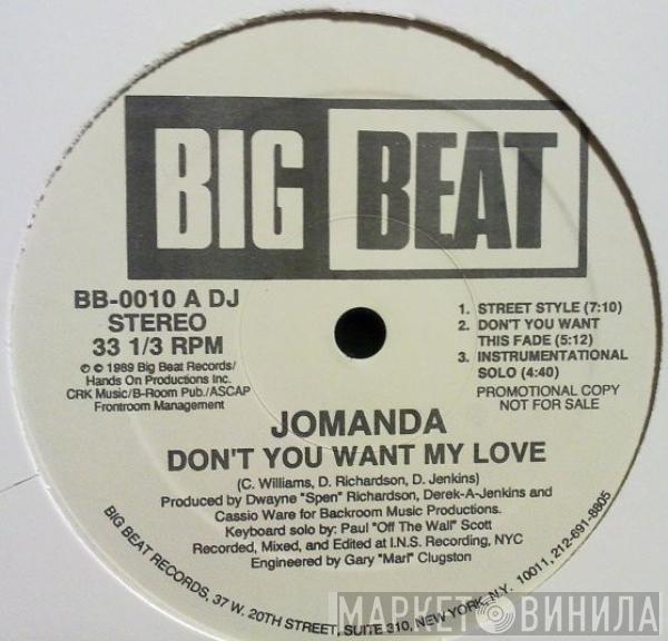 Jomanda - Don't You Want My Love