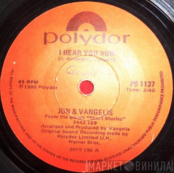  Jon & Vangelis  - I Hear You Now