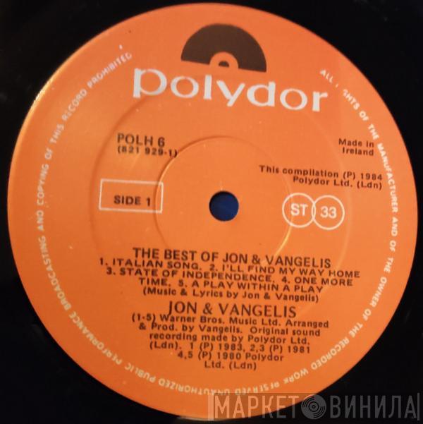  Jon & Vangelis  - The Best Of Jon & Vangelis