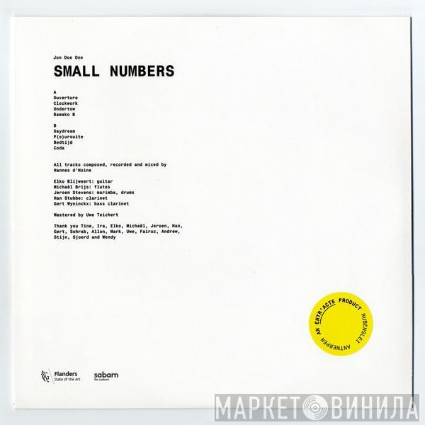 Jon Doe One - Small Numbers