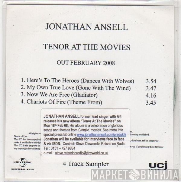  Jonathan Ansell  - Tenor At The Movies (4 Track Sampler)