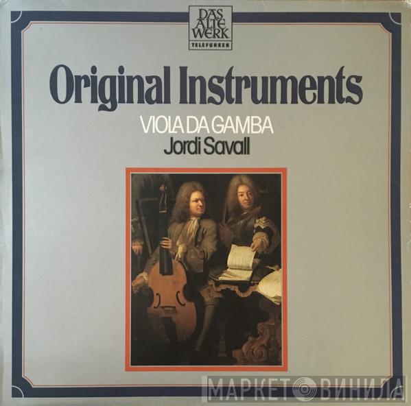 Jordi Savall - Viola Da Gamba