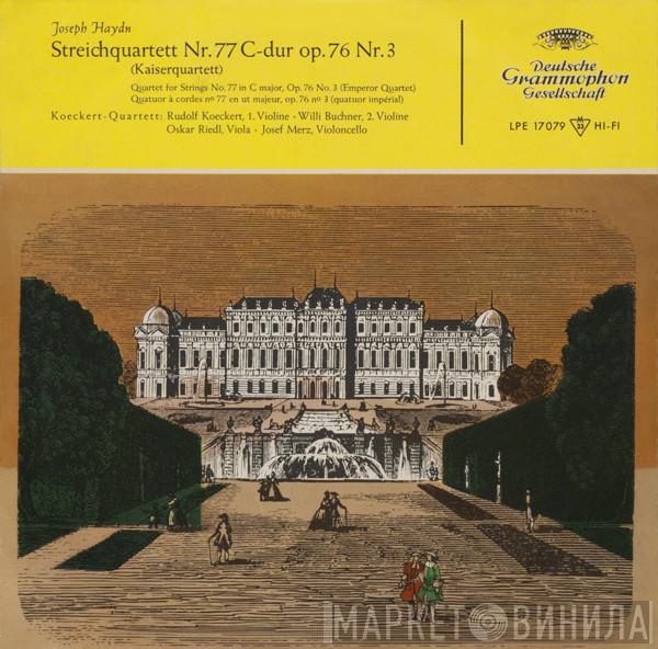 , Joseph Haydn : Koeckert-Quartett ∙ Rudolf Koeckert ∙ Willi Buchner ∙ Oskar Riedl  Josef Merz  - Streichquartett C-dur Nr. 77 Op. 76 Nr. 3 (Kaiserquartett)