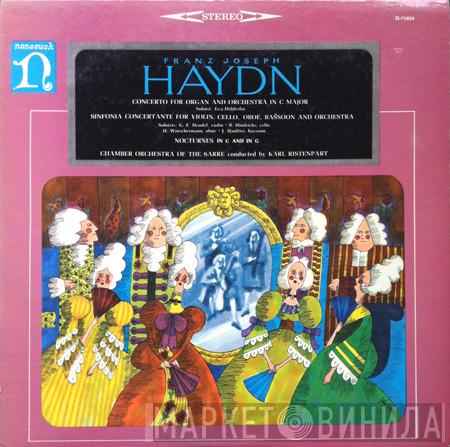 Joseph Haydn, Kammerorchester Des Saarländischen Rundfunks, Saarbrücken, Karl Ristenpart - Concerto For Organ And Orchestra In C Major / Sinfonia Concertante For Violin, Cello, Oboe, Bassoon And Orchestra / Nocturnes In C And G