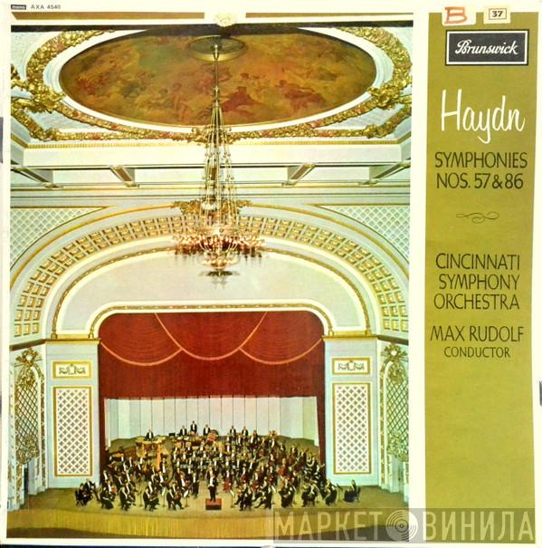 - Joseph Haydn - Max Rudolf  Cincinnati Symphony Orchestra  - Symphony Nos. 57 & 86