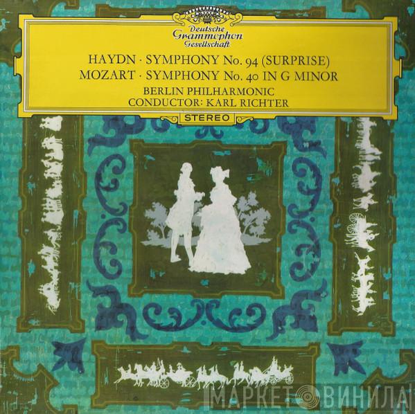 Joseph Haydn Wolfgang Amadeus Mozart Berliner Philharmoniker Karl Richter  - Haydn • Symphony No. 94 (Surprise) / Mozart • Symphony No. 40 In G Minor