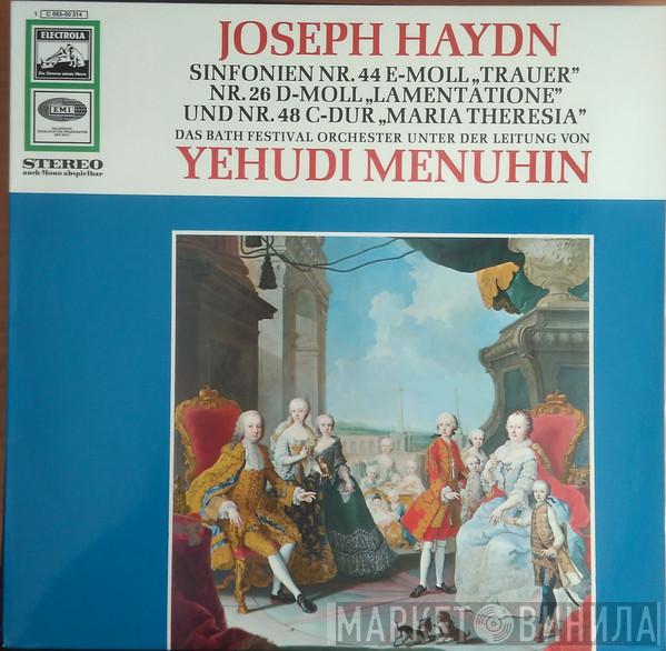 , Joseph Haydn , Yehudi Menuhin  Bath Festival Orchestra  - Sinfonien Nr. 26, 44 & 48