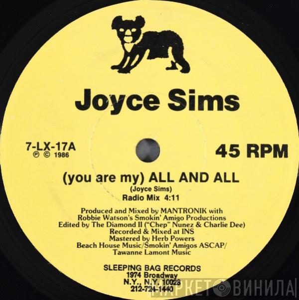  Joyce Sims  - (You Are My) All And All
