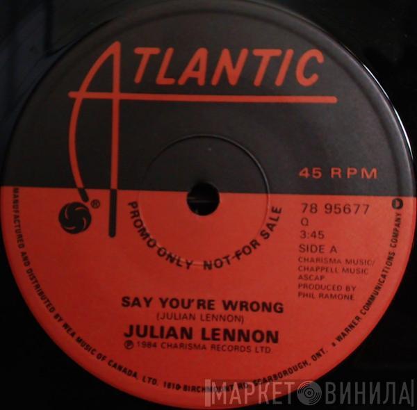  Julian Lennon  - Say You're Wrong