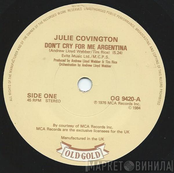 Julie Covington, Barbara Dickson - Don't Cry For Me Argentina / Another Suitcase Another Hall