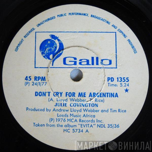  Julie Covington  - Don't Cry For Me Argentina