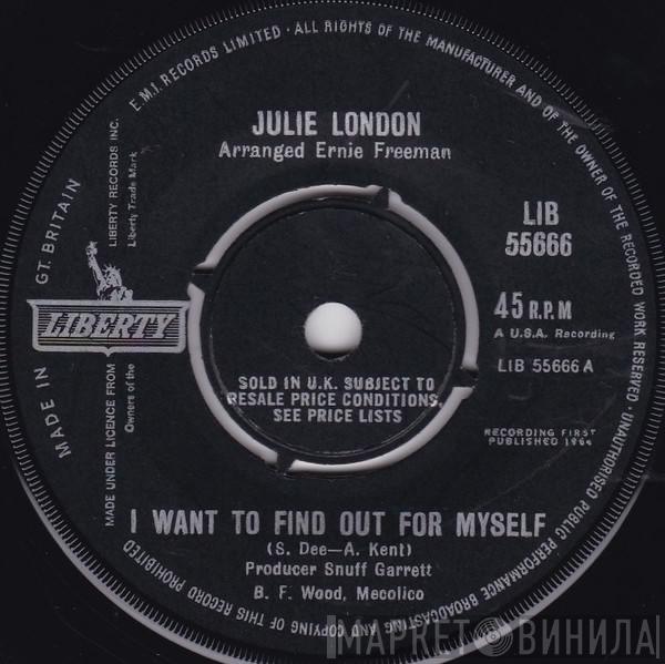 Julie London - I Want To Find Out For Myself