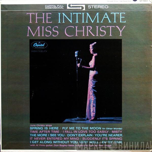 June Christy - The Intimate Miss Christy