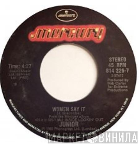 Junior  - Women Say It / Baby, I Want You Back