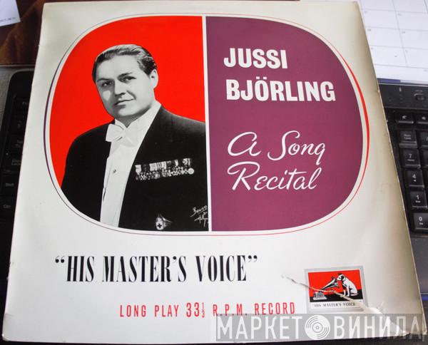 Jussi Björling, Frederick Schauwecker - A Song Recital By Jussi Björling