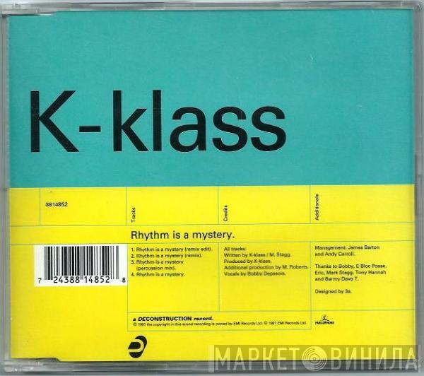  K-Klass  - Rhythm Is A Mystery