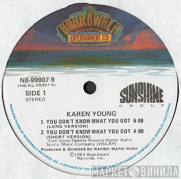  Karen Young  - You Don't Know What You Got