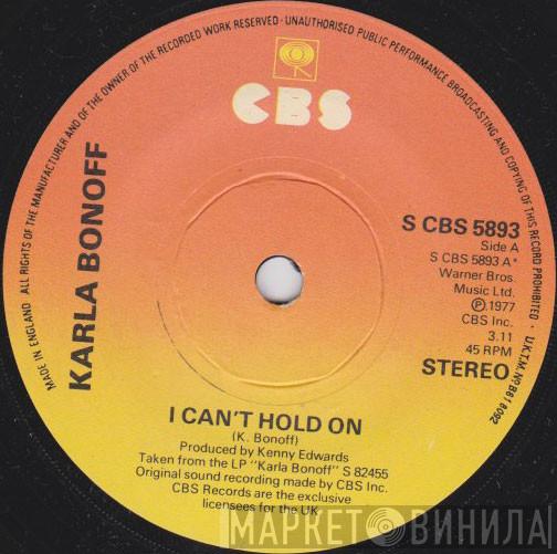  Karla Bonoff  - I Can't Hold On
