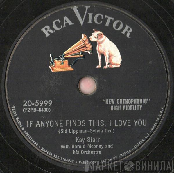  Kay Starr  - If Anyone Finds This, I Love You / Turn Right
