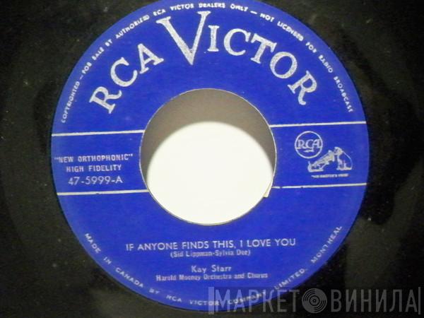  Kay Starr  - If Anyone Finds This, I Love You / Turn Right