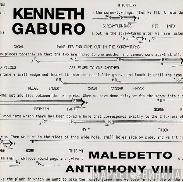 Kenneth Gaburo - Maledetto / Antiphony VIII