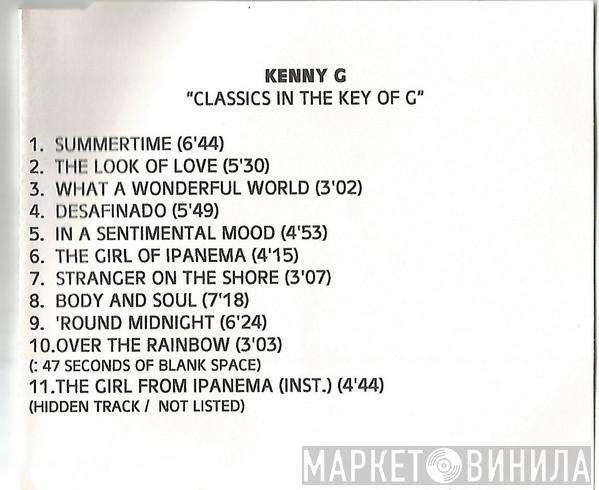  Kenny G   - Classics In The Key Of G