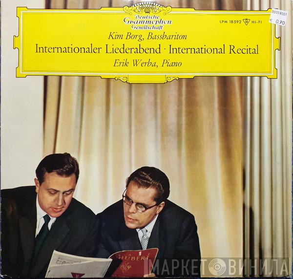 , Kim Borg  Erik Werba  - Internationaler Liederabend · International Recital