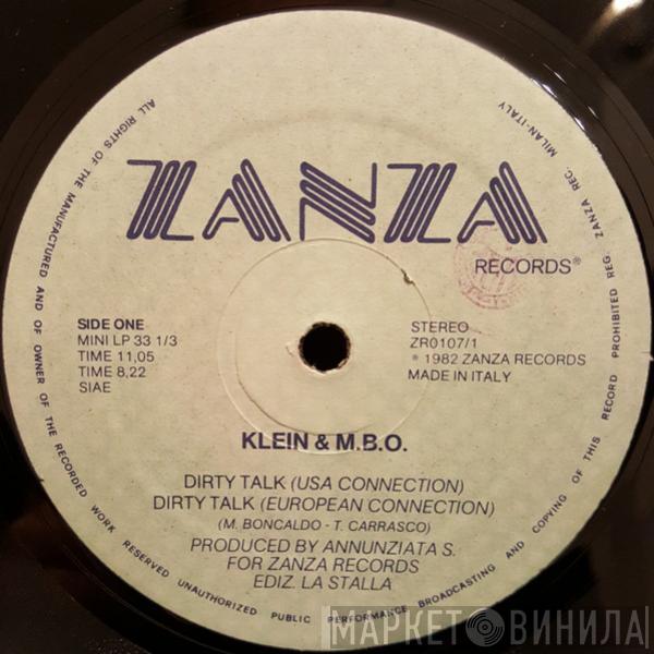  Klein & M.B.O.  - Dirty Talk