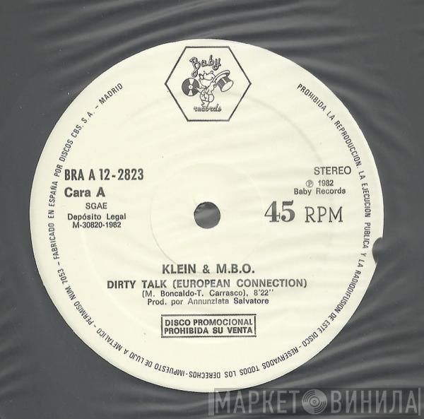  Klein & M.B.O.  - Dirty Talk