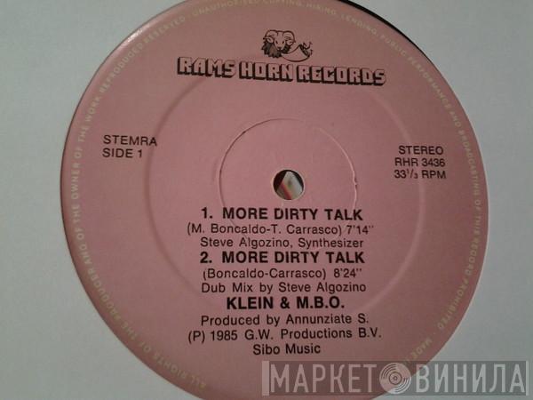  Klein & M.B.O.  - More Dirty Talk