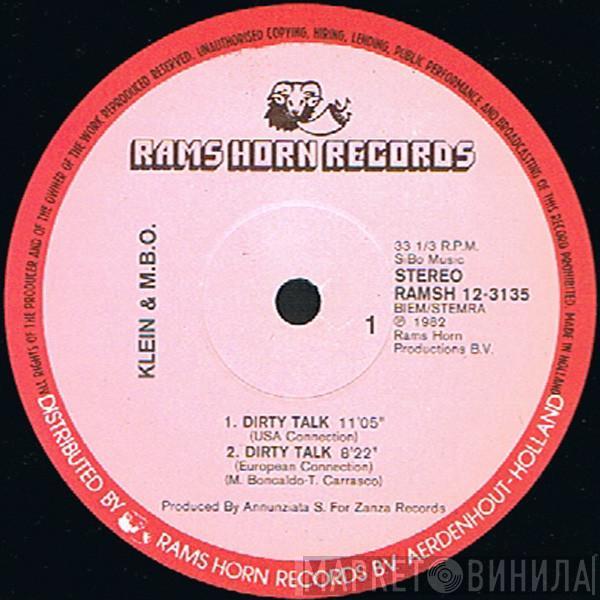  Klein & M.B.O.  - Dirty Talk