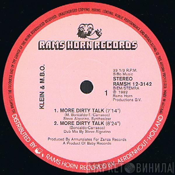  Klein & M.B.O.  - More Dirty Talk