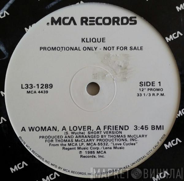 Klique - A Woman, A Lover, A Friend