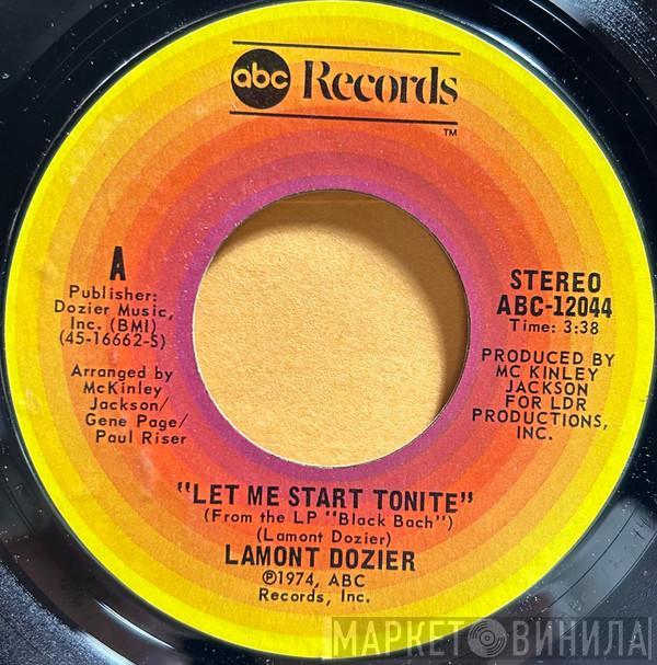 Lamont Dozier - Let Me Start Tonite