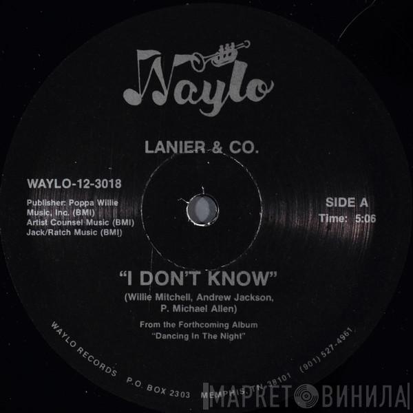  Lanier & Co  - I Don't Know